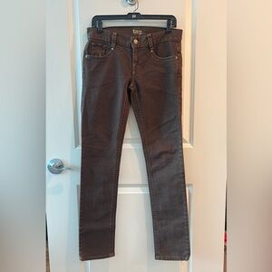 Tag Slim Fit Chocolate Jeans